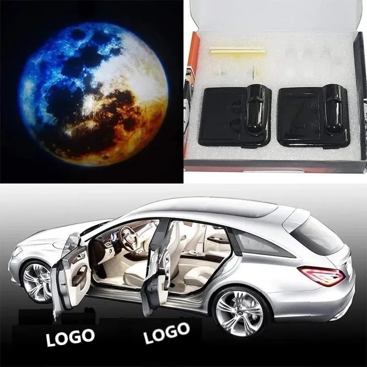 2 Pcs Wireless Car Door Led Logo Laser Projector LED Door Light