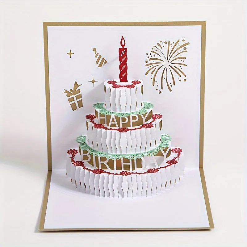 3D Pop Up Musical Birthday Card  Happy Birthday