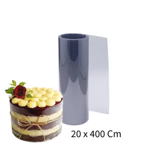 Acetate Strips for Cakes & Dessert Wraps 20 X 400cm (BWB)