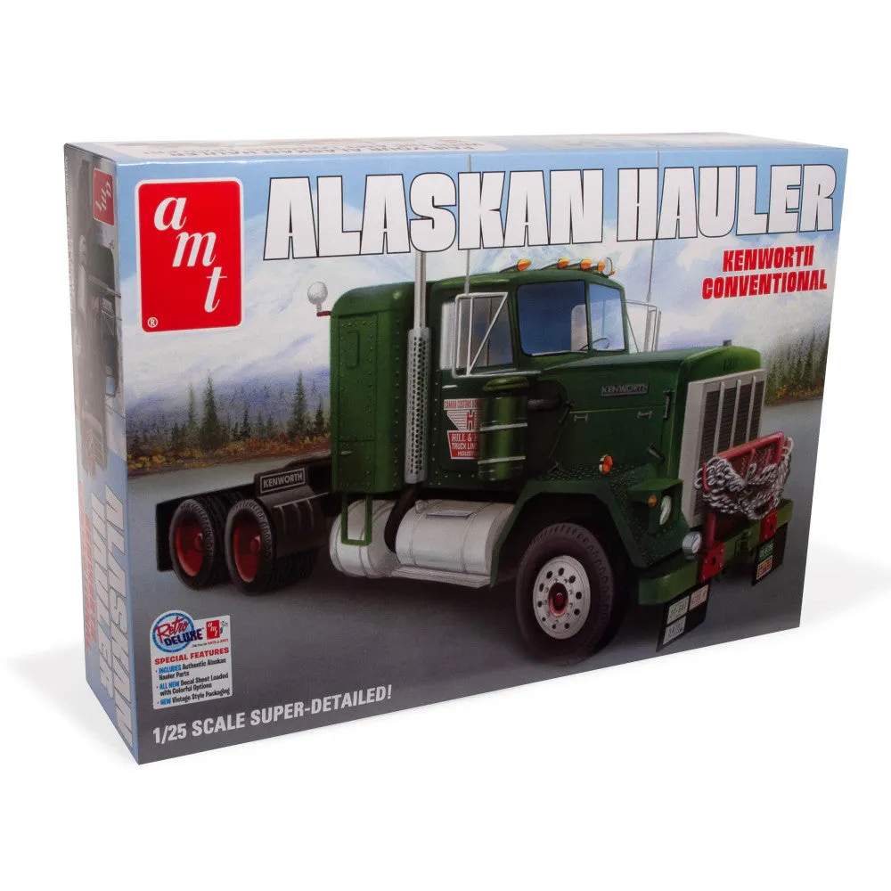 AMT Kenworth Alaskan Hauler 1:25 Scale Model Kit - Detailed Tractor Replica