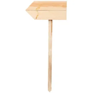 Arrow Garden Stake: Wood 7 x 15.7 inches