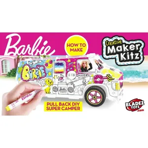 Barbie Kids DIY Super Camper Van Craft Kit