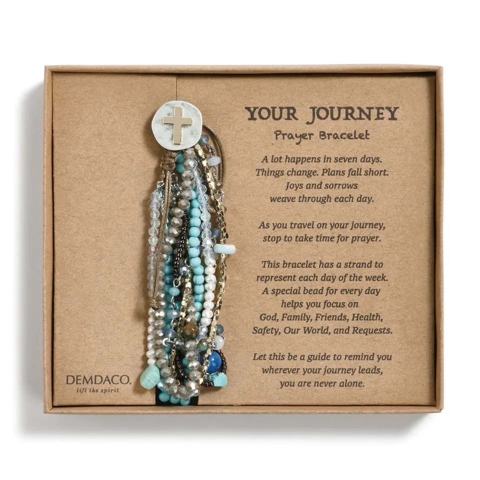 Beaded Prayer Bracelet - Turquoise