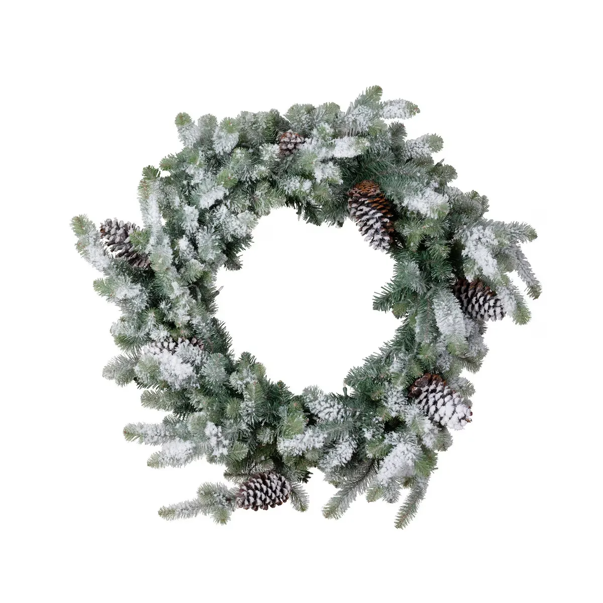 Blue Spruce Wreath with LED Lights