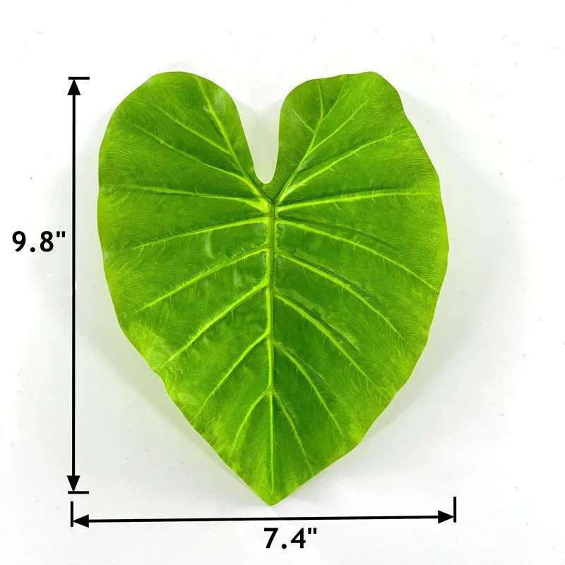 Bulk 10pcs Elephant Leaf Artificial Leaves for Cake Presentation & Packaging Wholesale