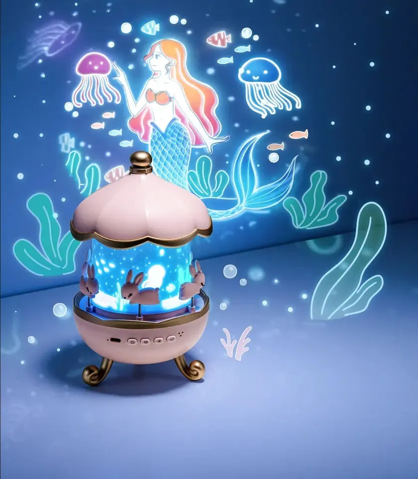 Bunny Carousel Projector Night Light