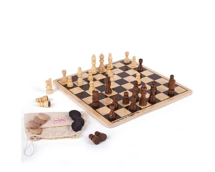 Checkers and Chess Set