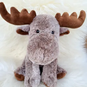 Christmas Moose BROWN Antlers Plush - PRE-ORDER