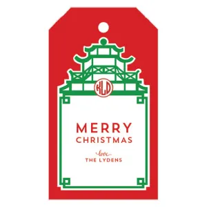 Christmas Pagoda Gift Tags