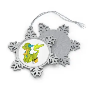 Cortenais Pewter Snowflake Ornament