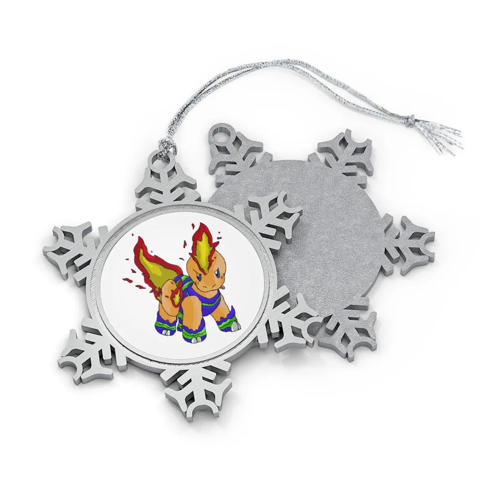 Corteness Pewter Snowflake Ornament