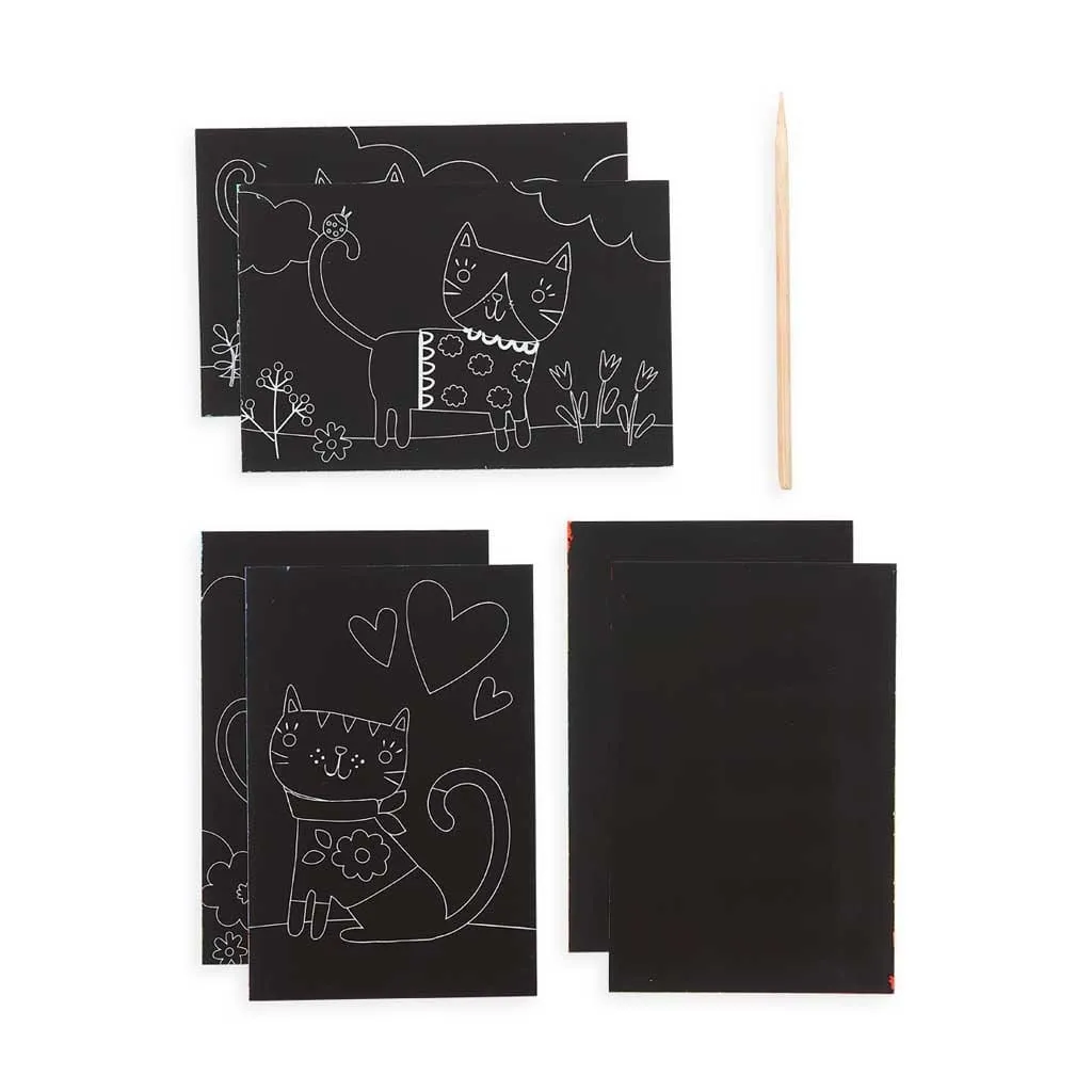 Cutie Cats Mini Scratch & Scribble Kit