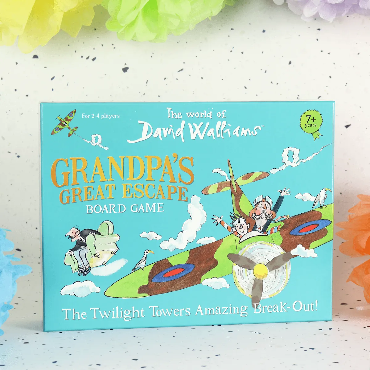 David Walliams Grandpa's Great Escape Board Game Family Fun Age 7 