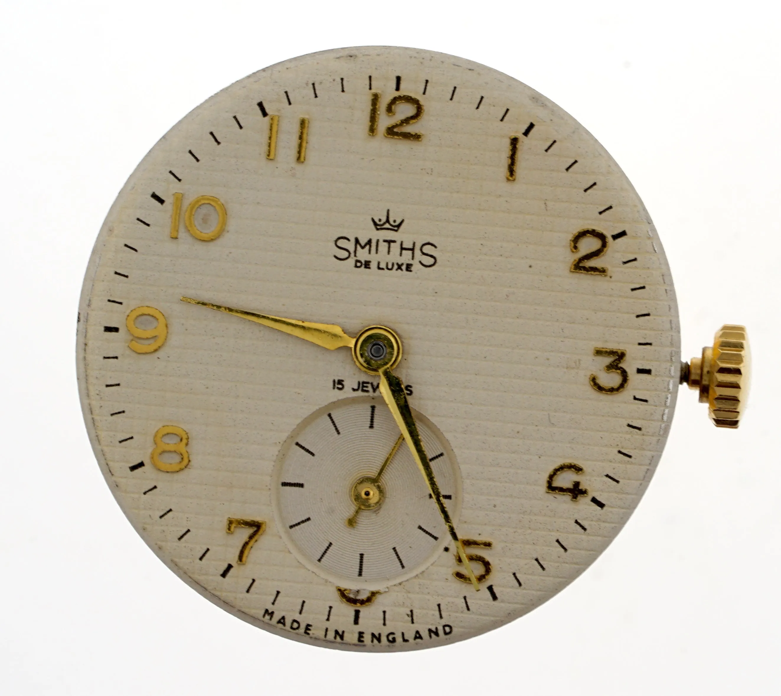 DELUXE SMITHS GENTS 9CT GOLD PRESENTATION WRISTWATCH SERVICED