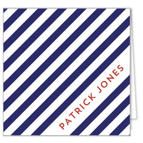 Diagonal Stripe Enclosure Cards   Envelopes | More Colors