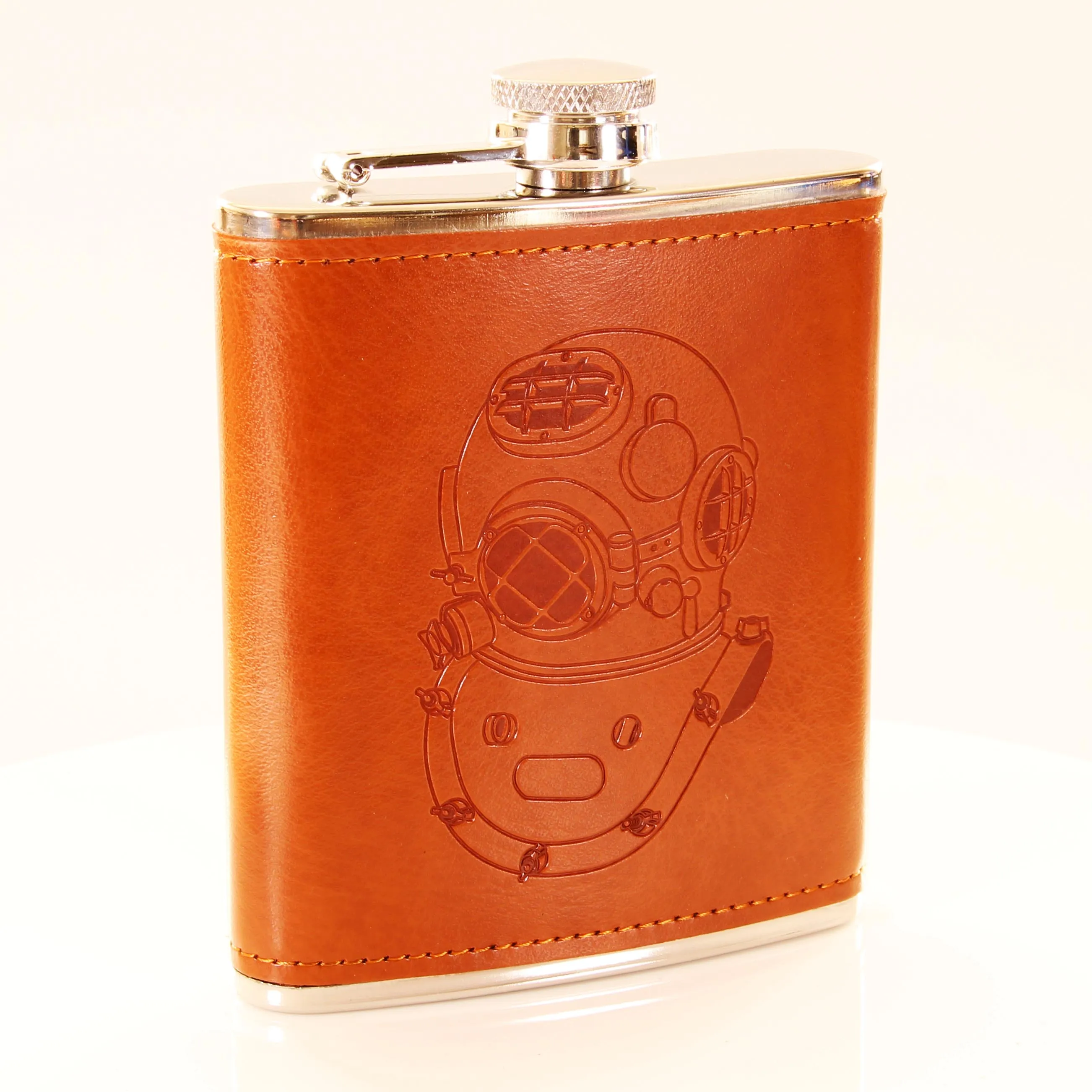 Diving Helmet (MkV) Hip Flask Luxury Gift Set