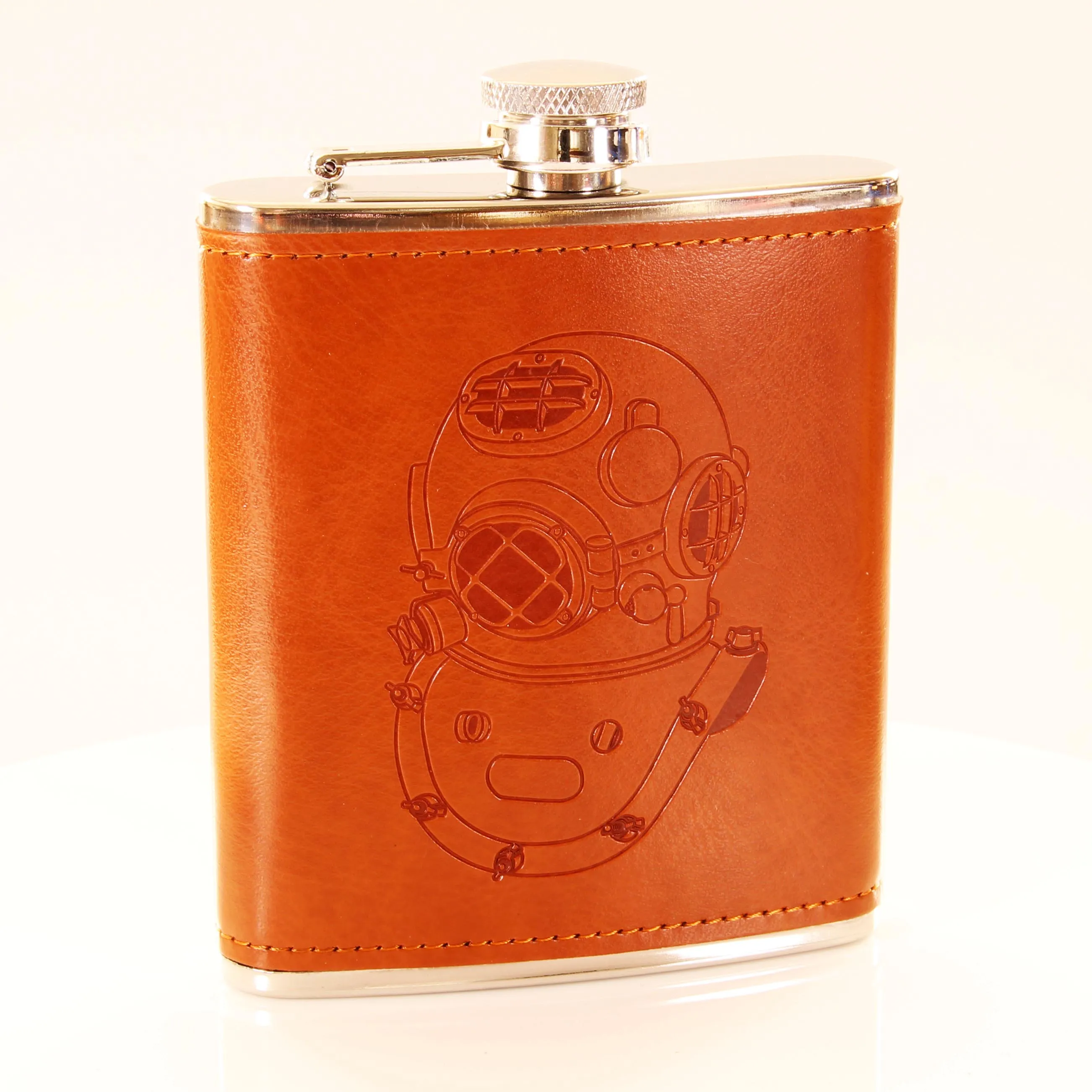 Diving Helmet (MkV) Hip Flask Luxury Gift Set