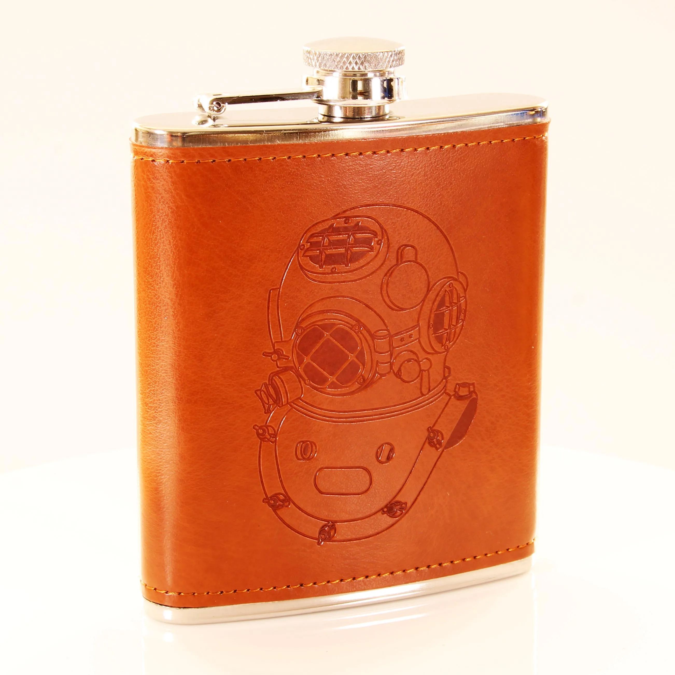 Diving Helmet (MkV) Hip Flask Luxury Gift Set