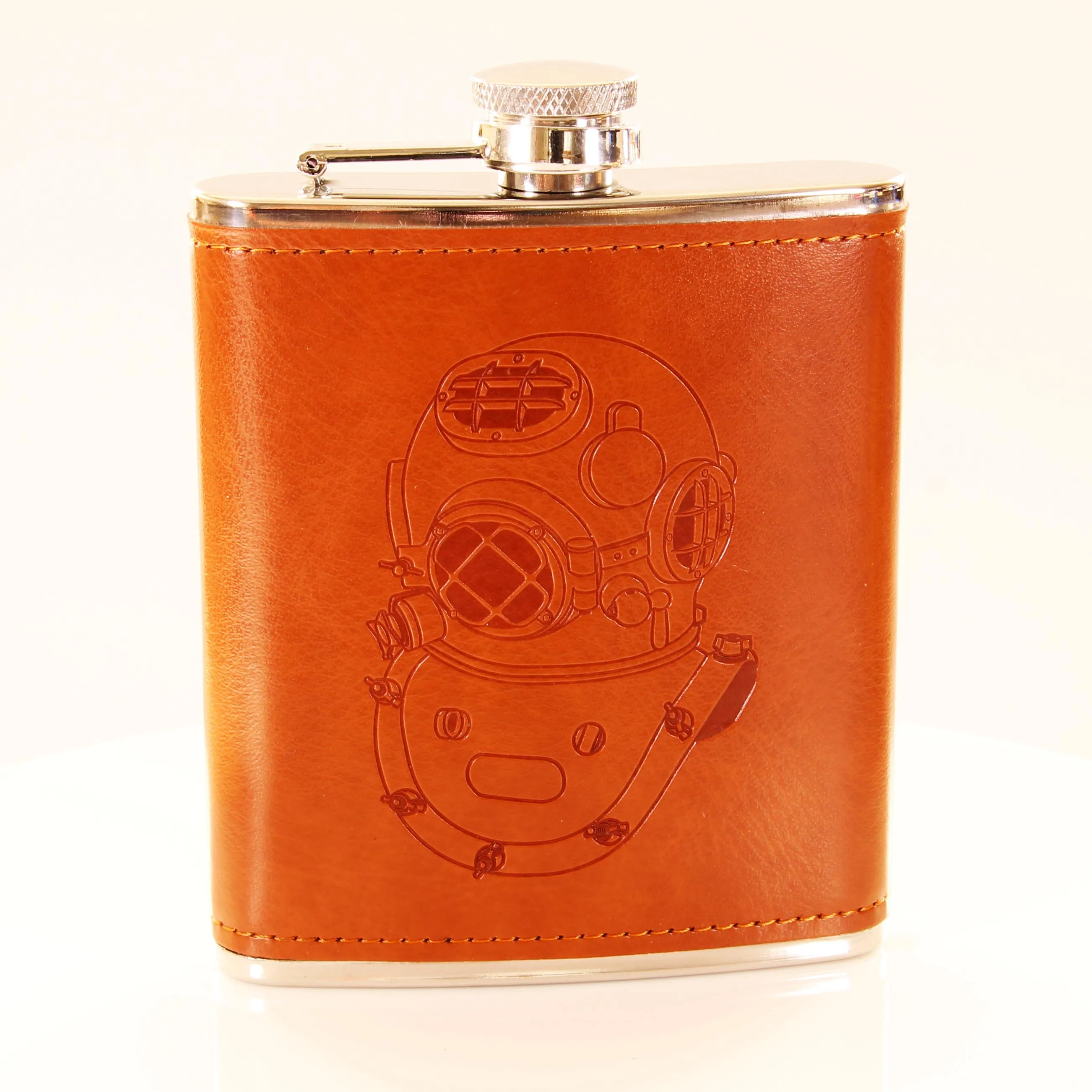 Diving Helmet (MkV) Hip Flask Luxury Gift Set