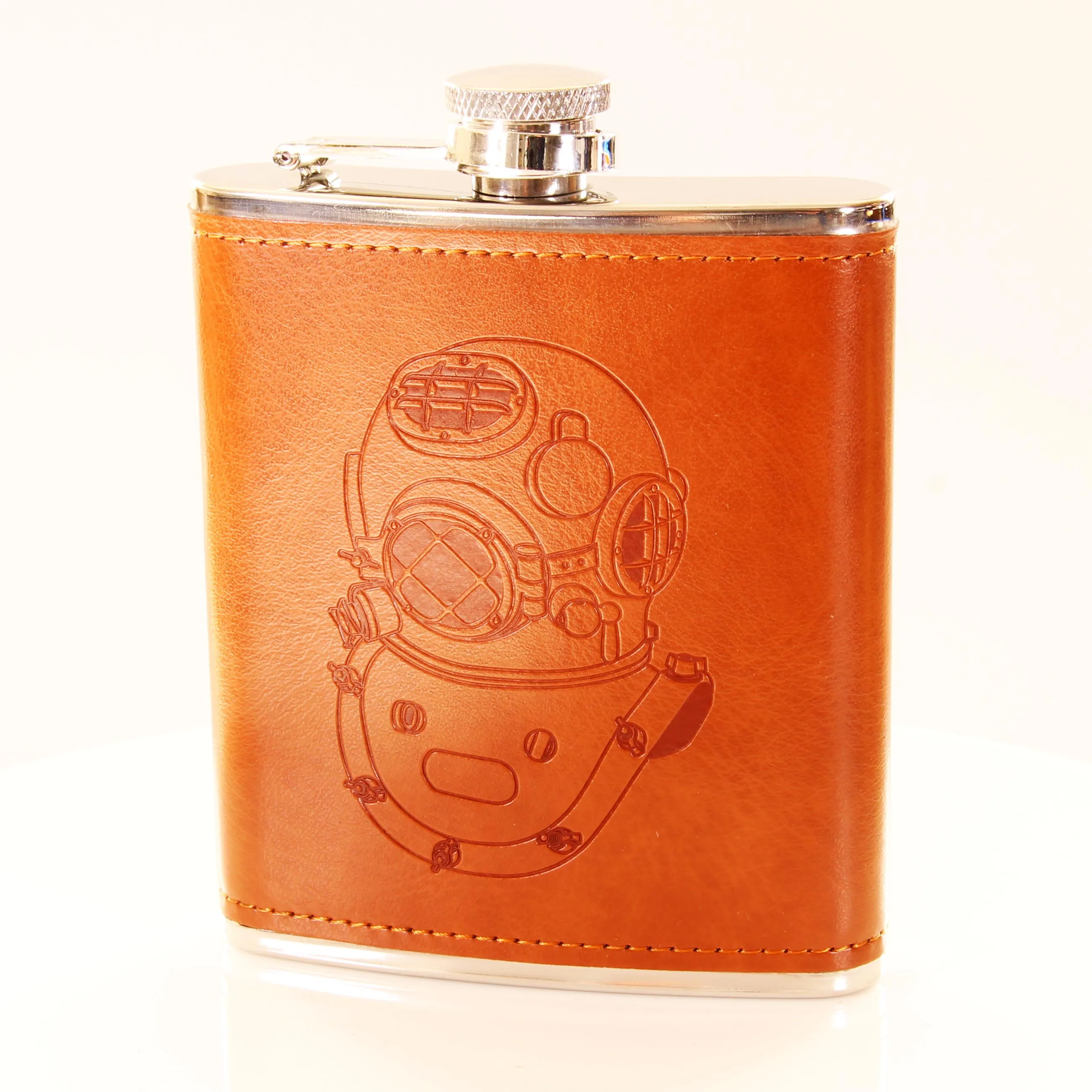 Diving Helmet (MkV) Hip Flask Luxury Gift Set