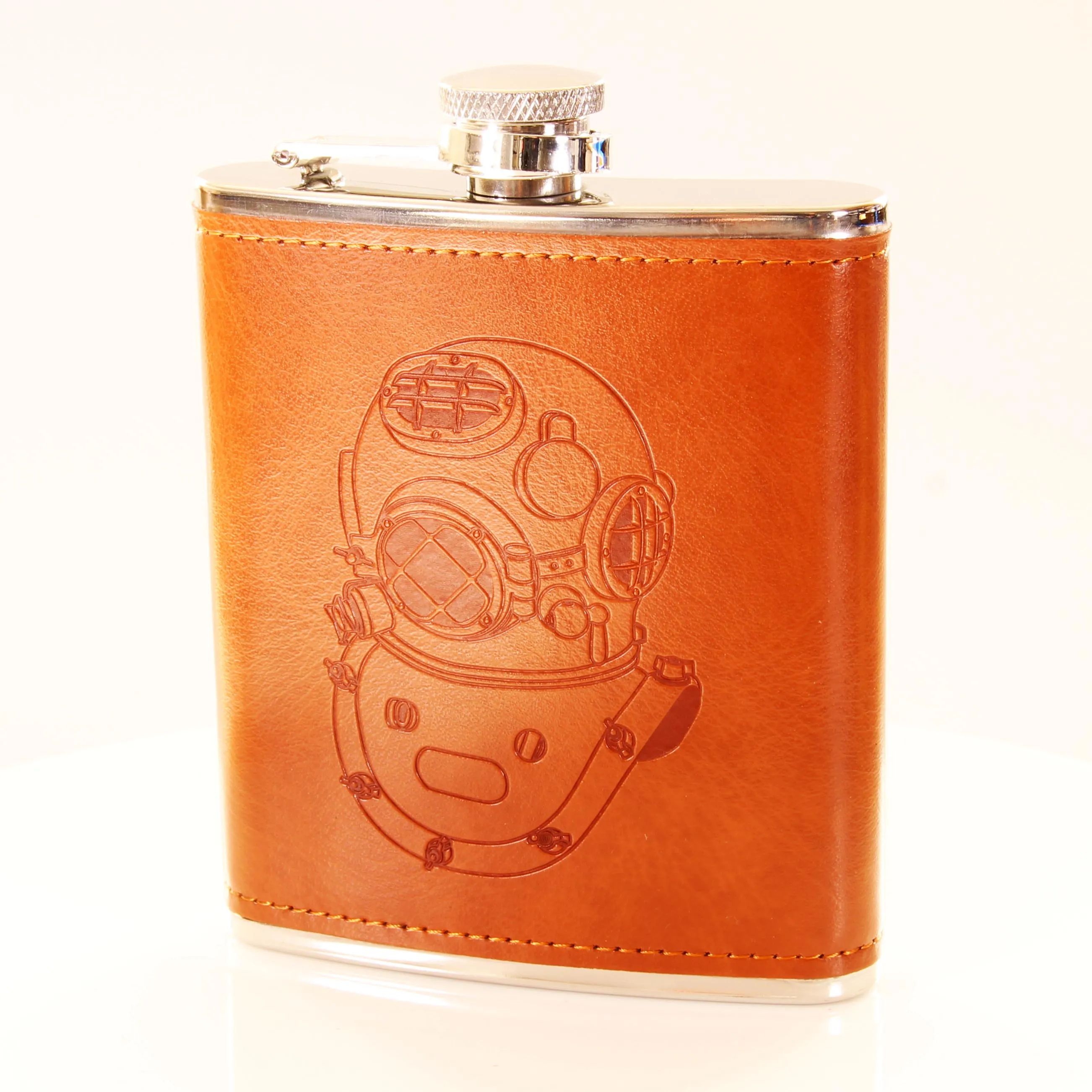 Diving Helmet (MkV) Hip Flask Luxury Gift Set