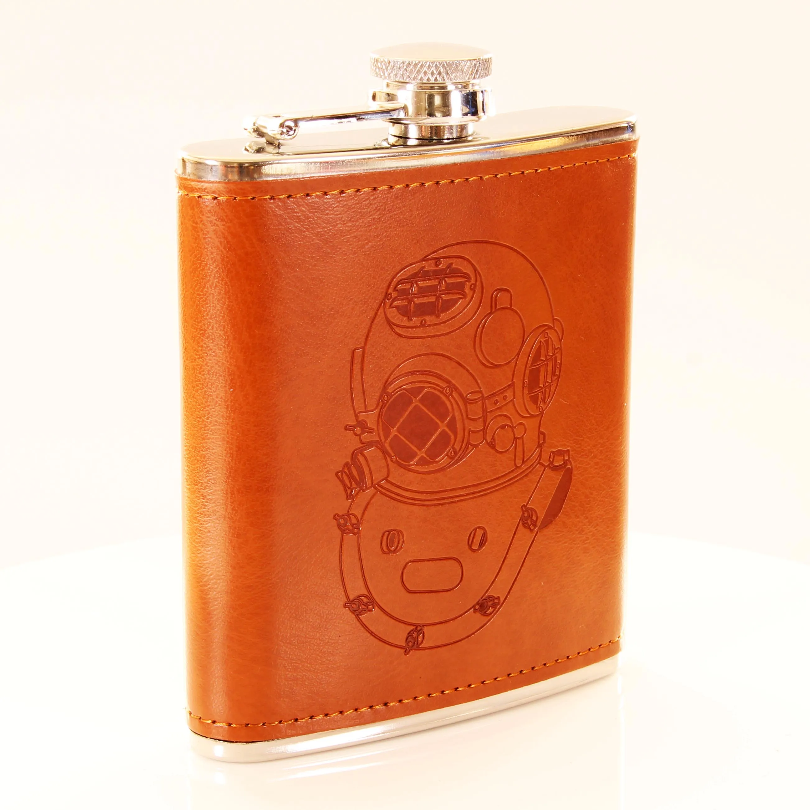 Diving Helmet (MkV) Hip Flask Luxury Gift Set