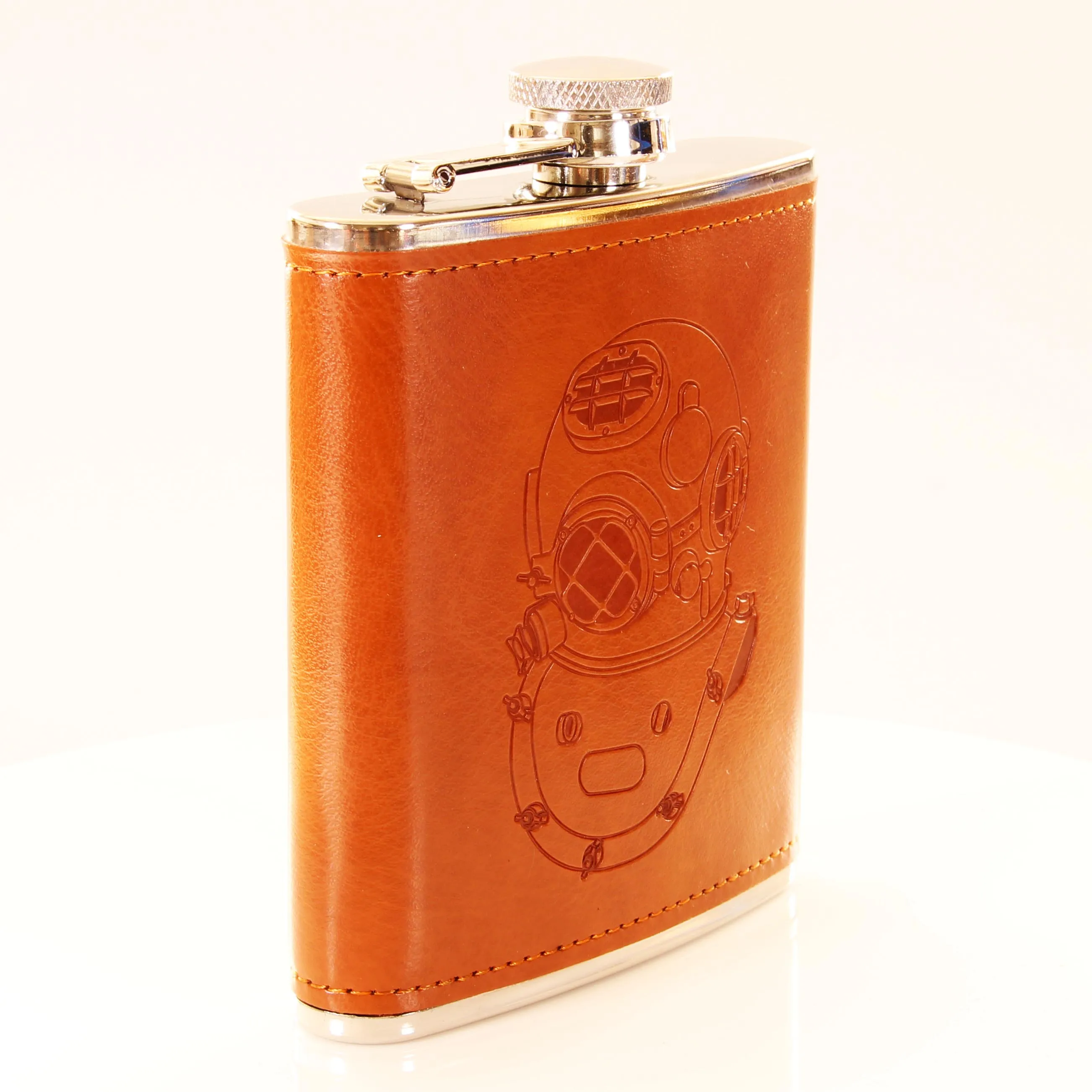 Diving Helmet (MkV) Hip Flask Luxury Gift Set