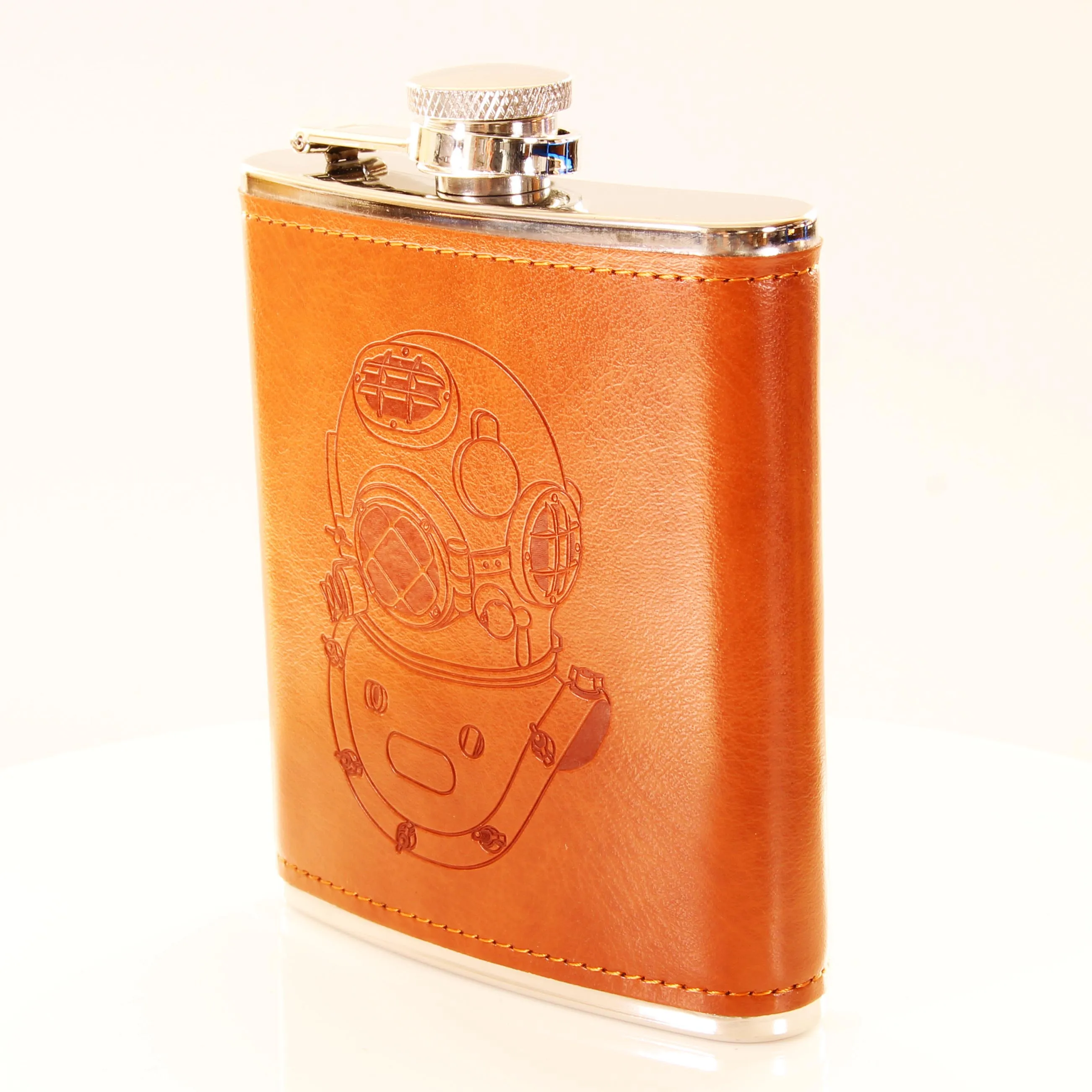 Diving Helmet (MkV) Hip Flask Luxury Gift Set