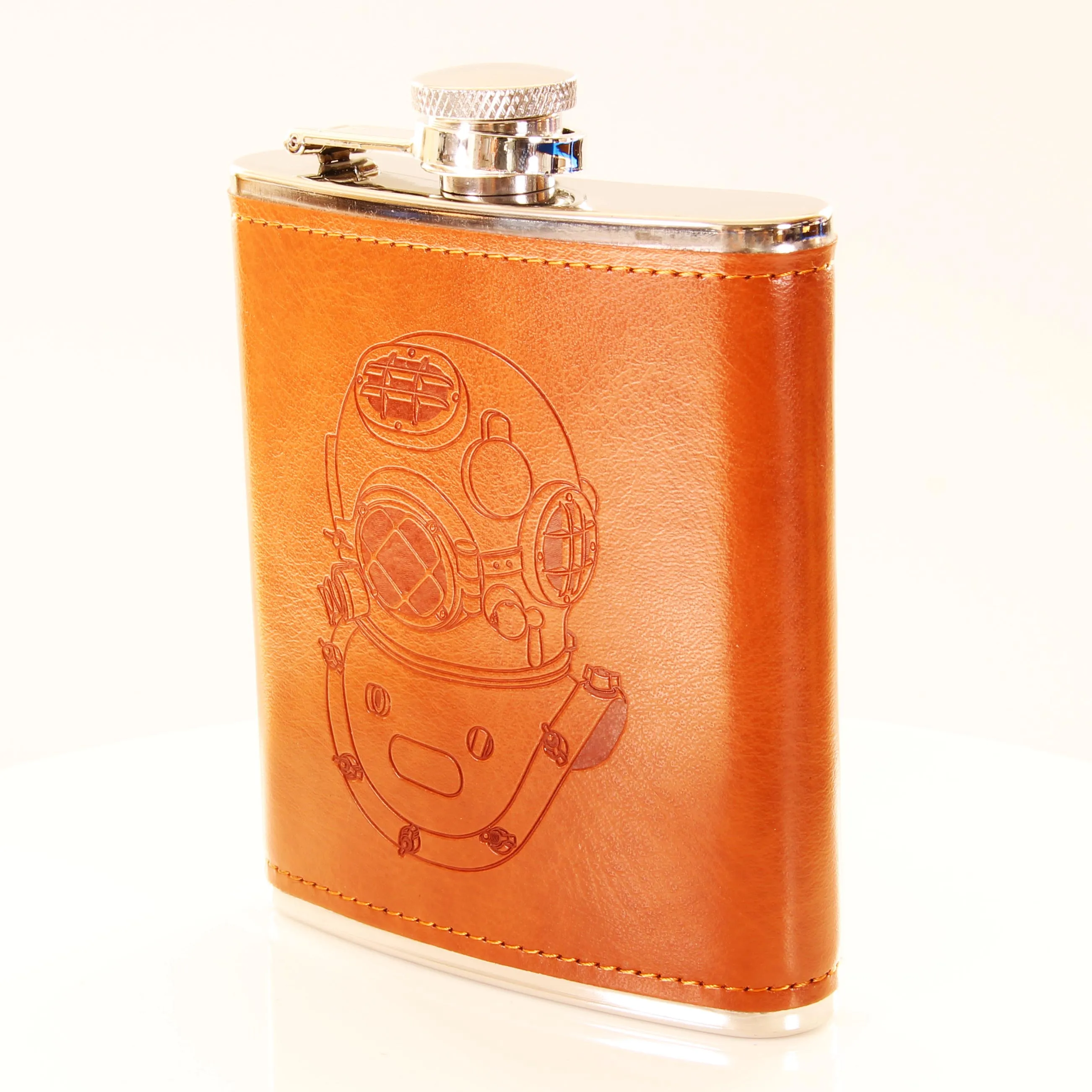 Diving Helmet (MkV) Hip Flask Luxury Gift Set