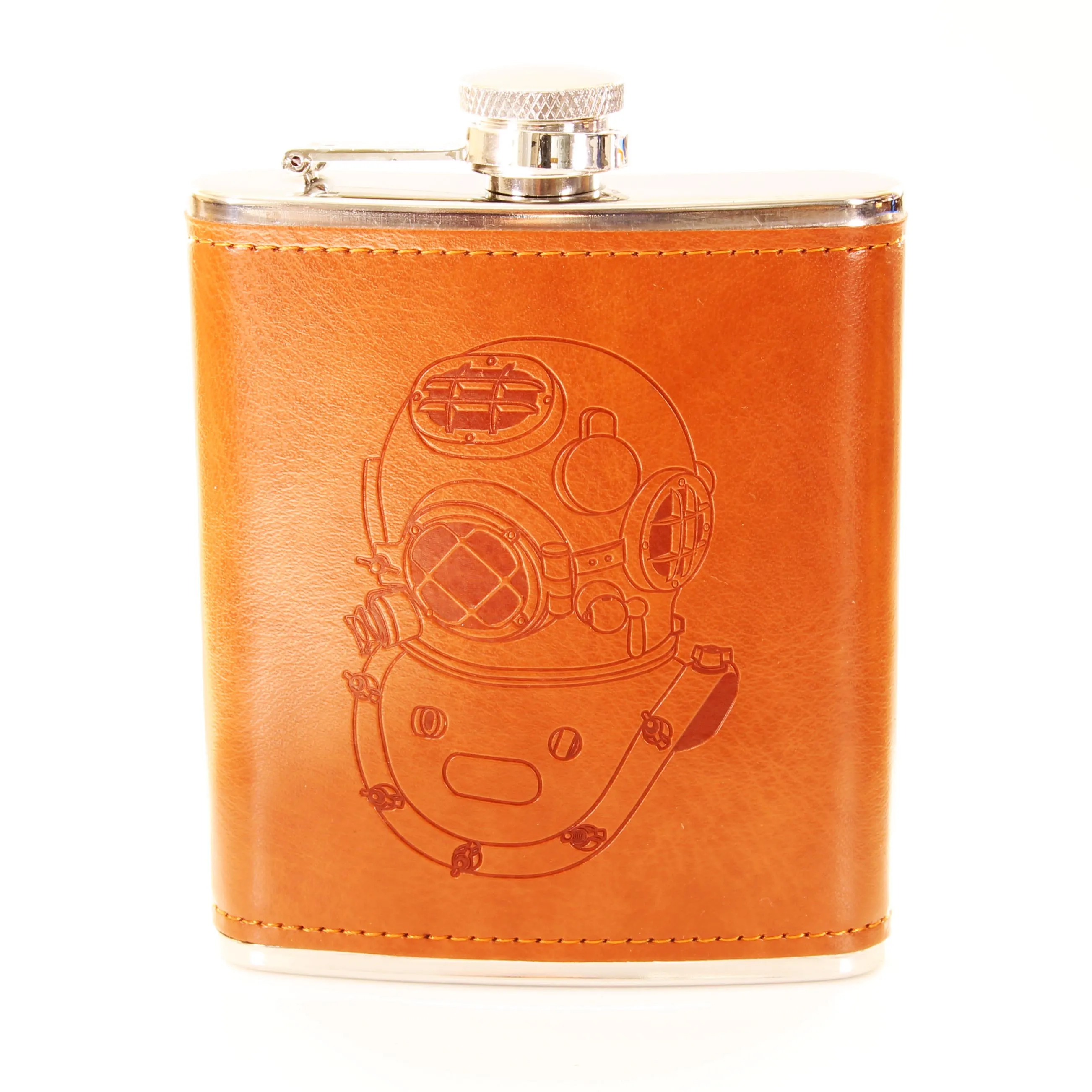 Diving Helmet (MkV) Hip Flask Luxury Gift Set