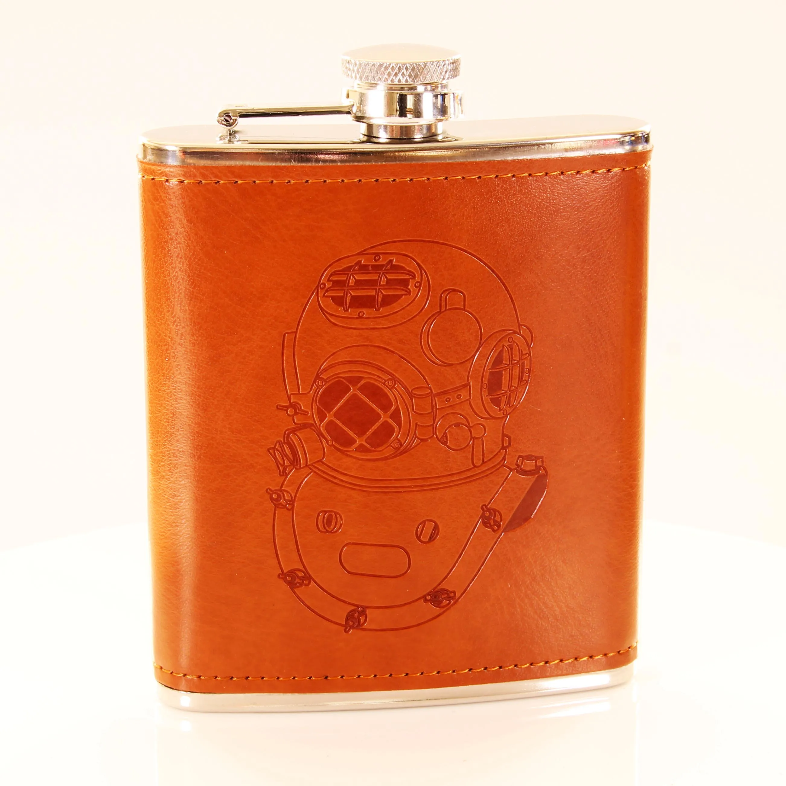 Diving Helmet (MkV) Hip Flask Luxury Gift Set