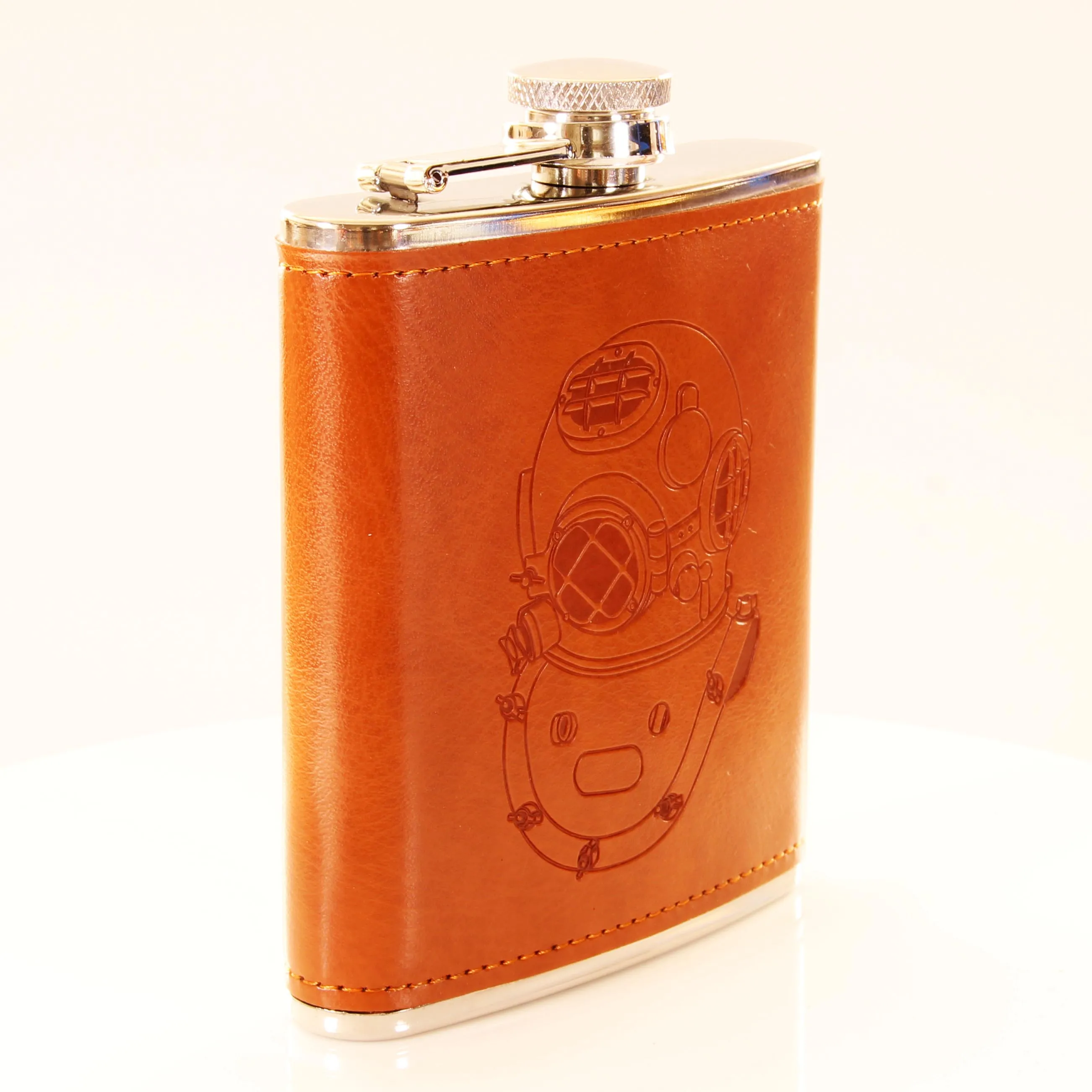 Diving Helmet (MkV) Hip Flask Luxury Gift Set