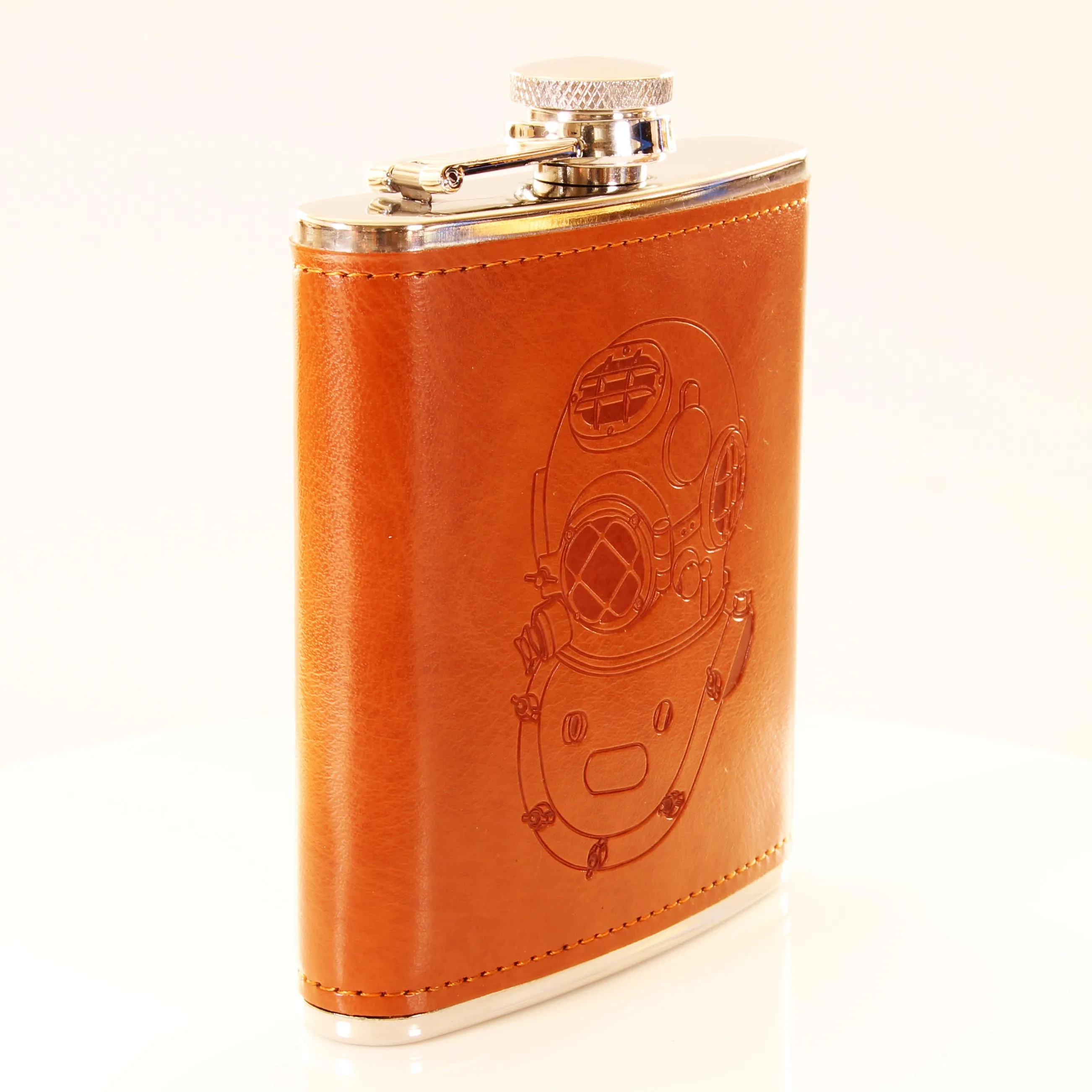 Diving Helmet (MkV) Hip Flask Luxury Gift Set