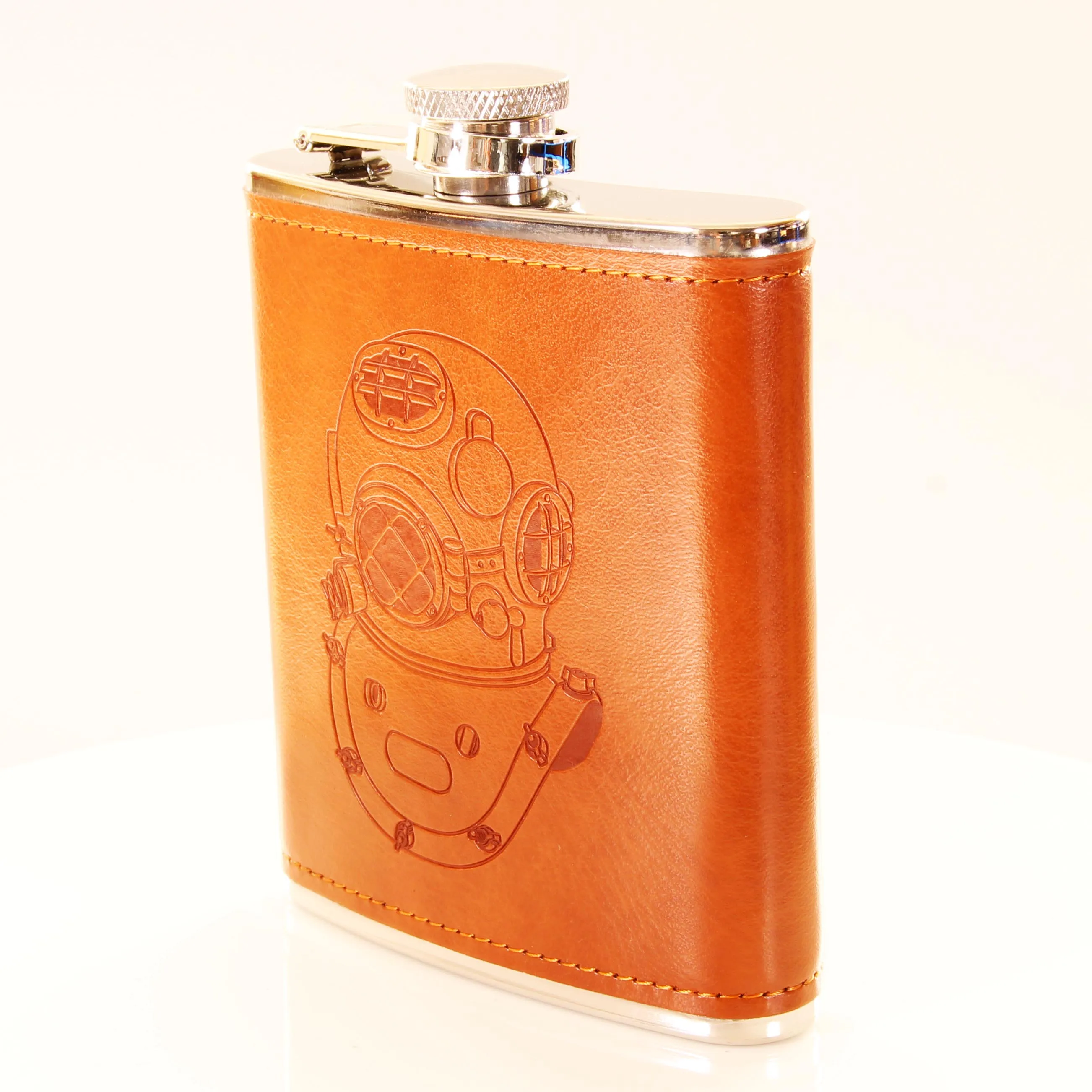 Diving Helmet (MkV) Hip Flask Luxury Gift Set