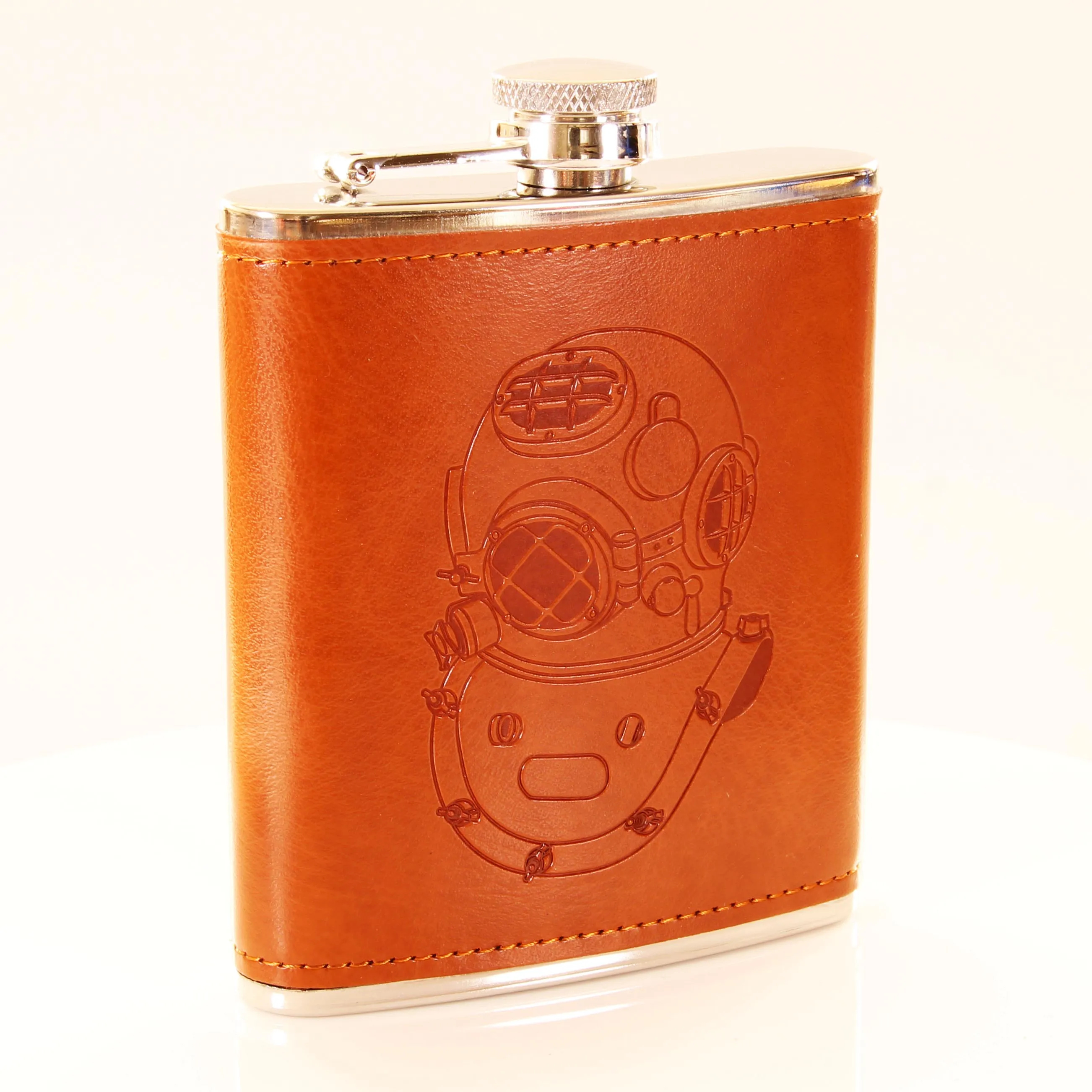 Diving Helmet (MkV) Hip Flask Luxury Gift Set