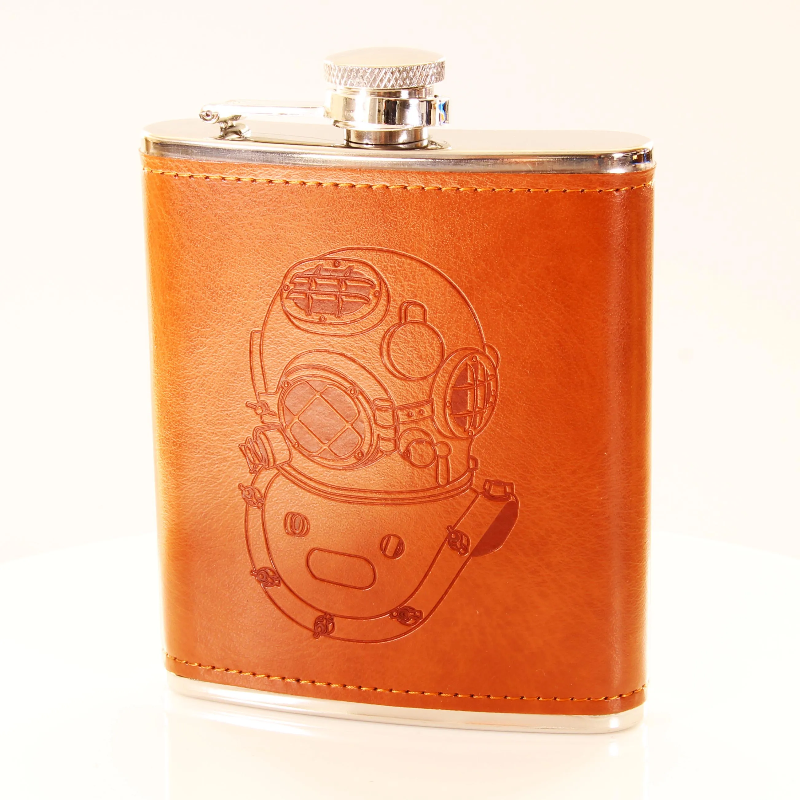 Diving Helmet (MkV) Hip Flask Luxury Gift Set