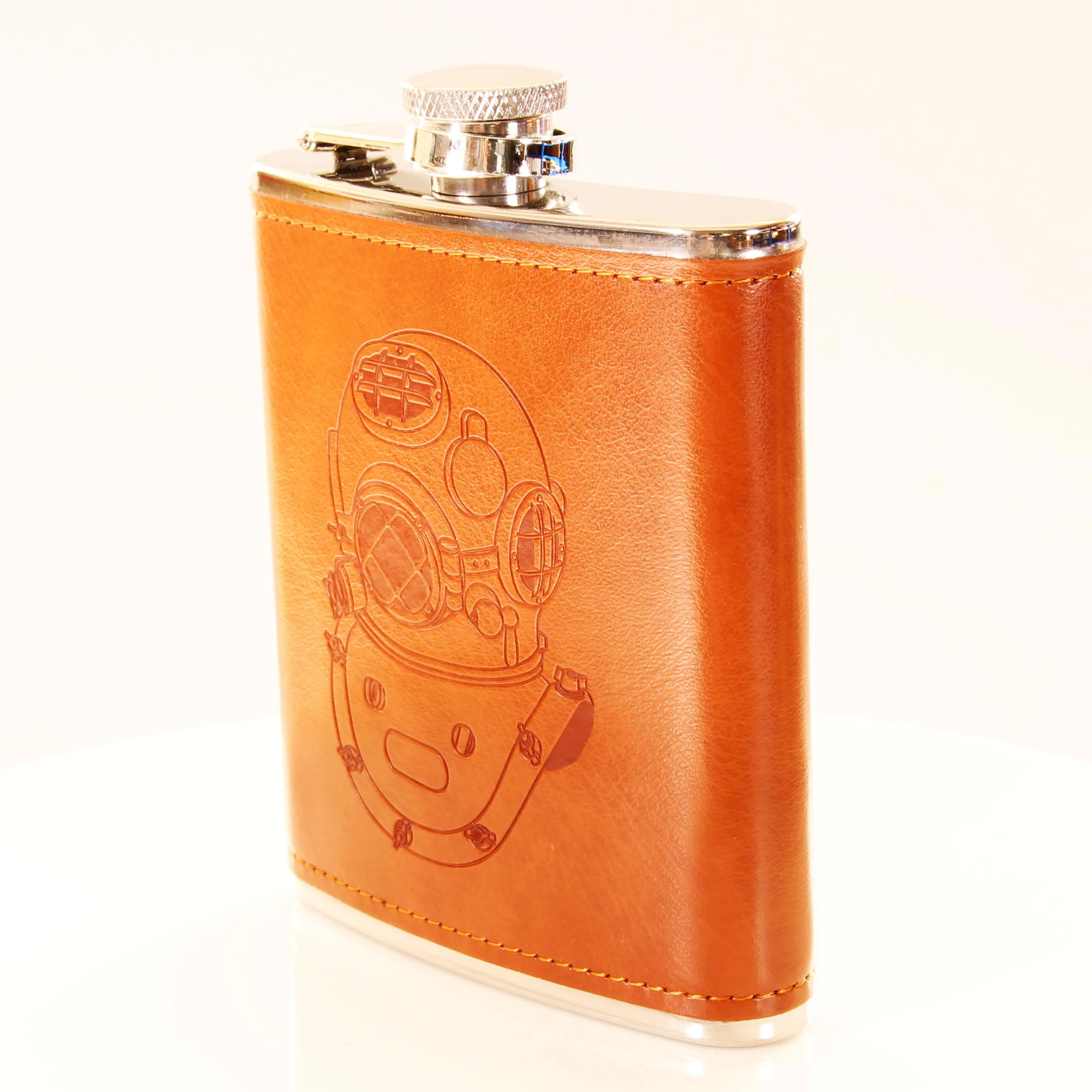 Diving Helmet (MkV) Hip Flask Luxury Gift Set