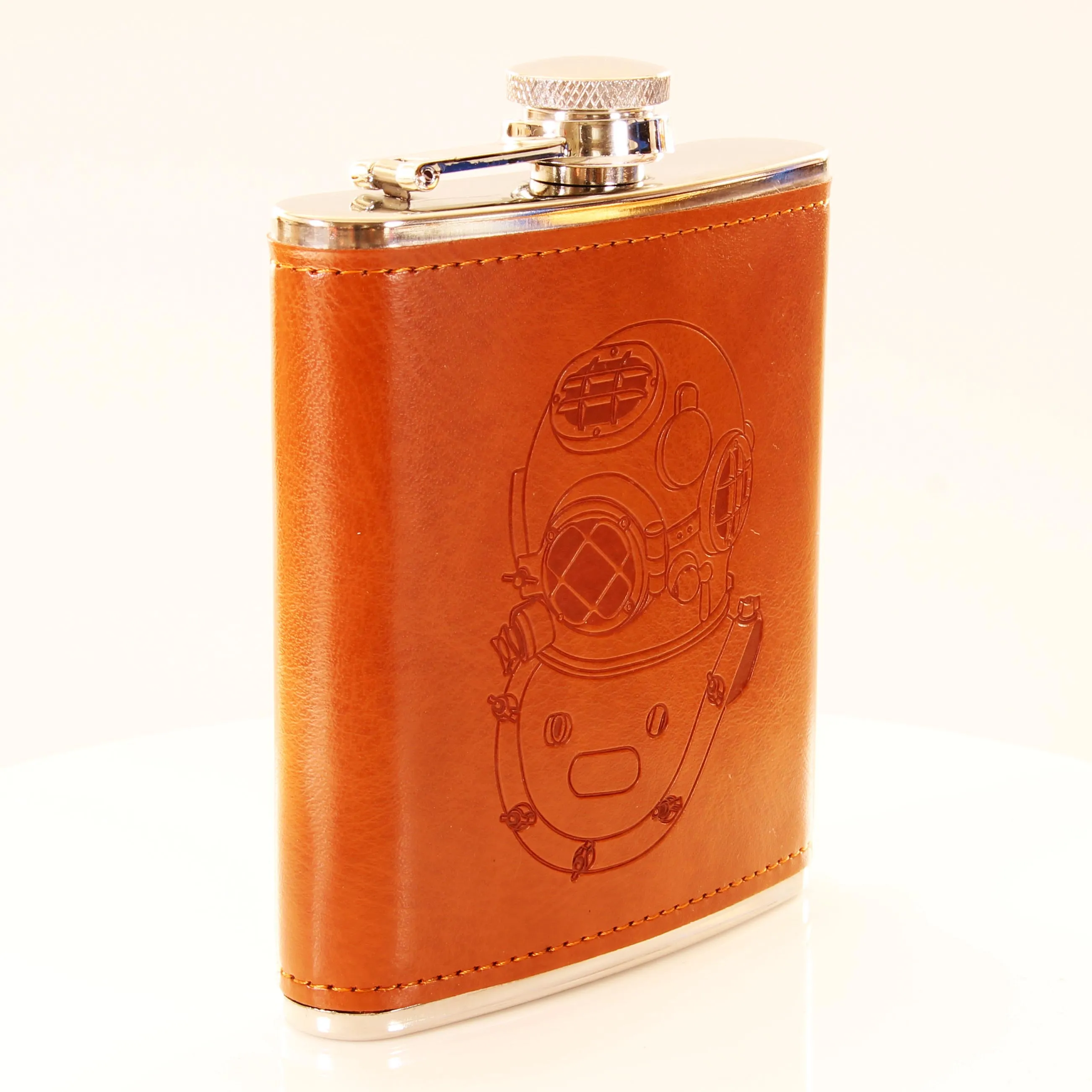 Diving Helmet (MkV) Hip Flask Luxury Gift Set