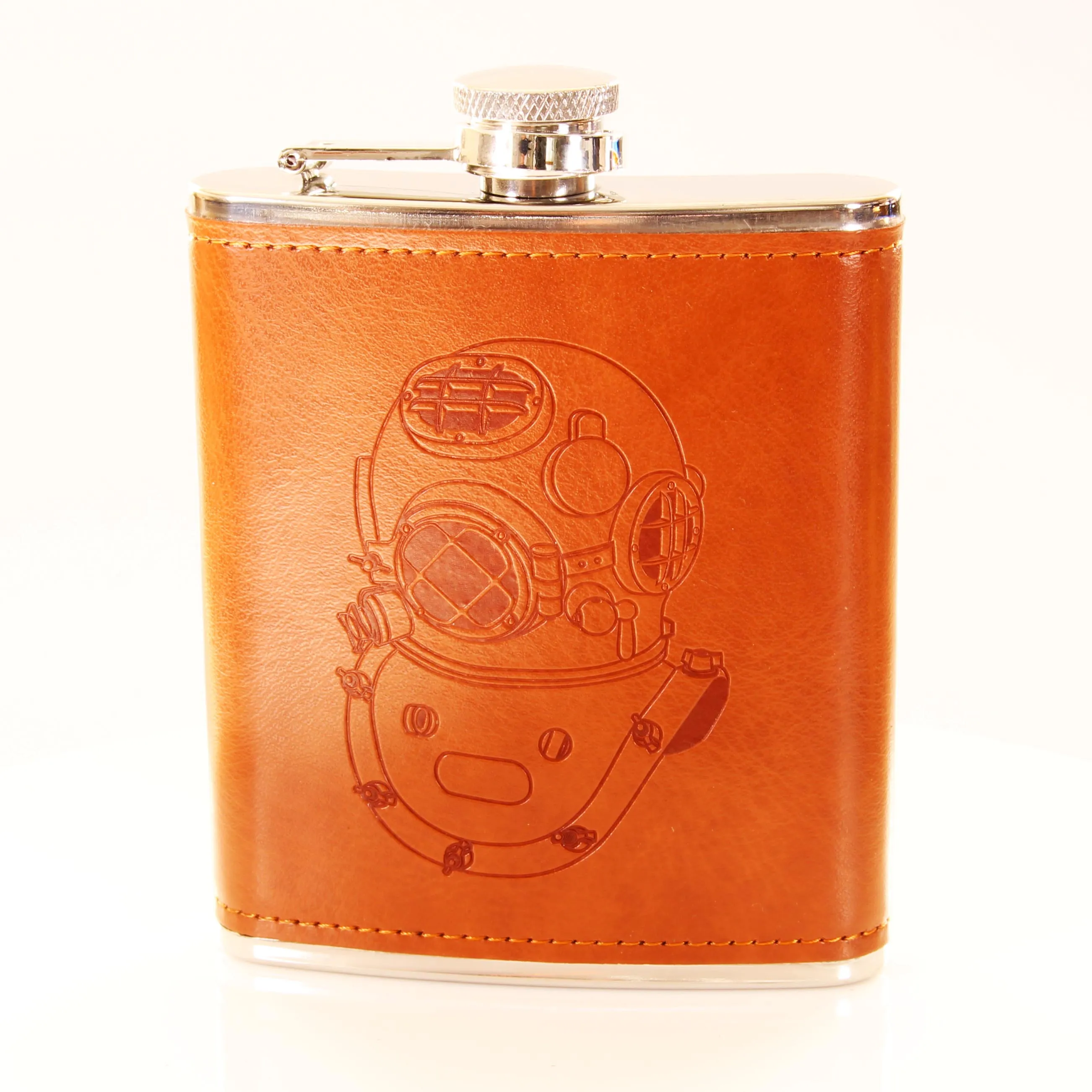 Diving Helmet (MkV) Hip Flask Luxury Gift Set