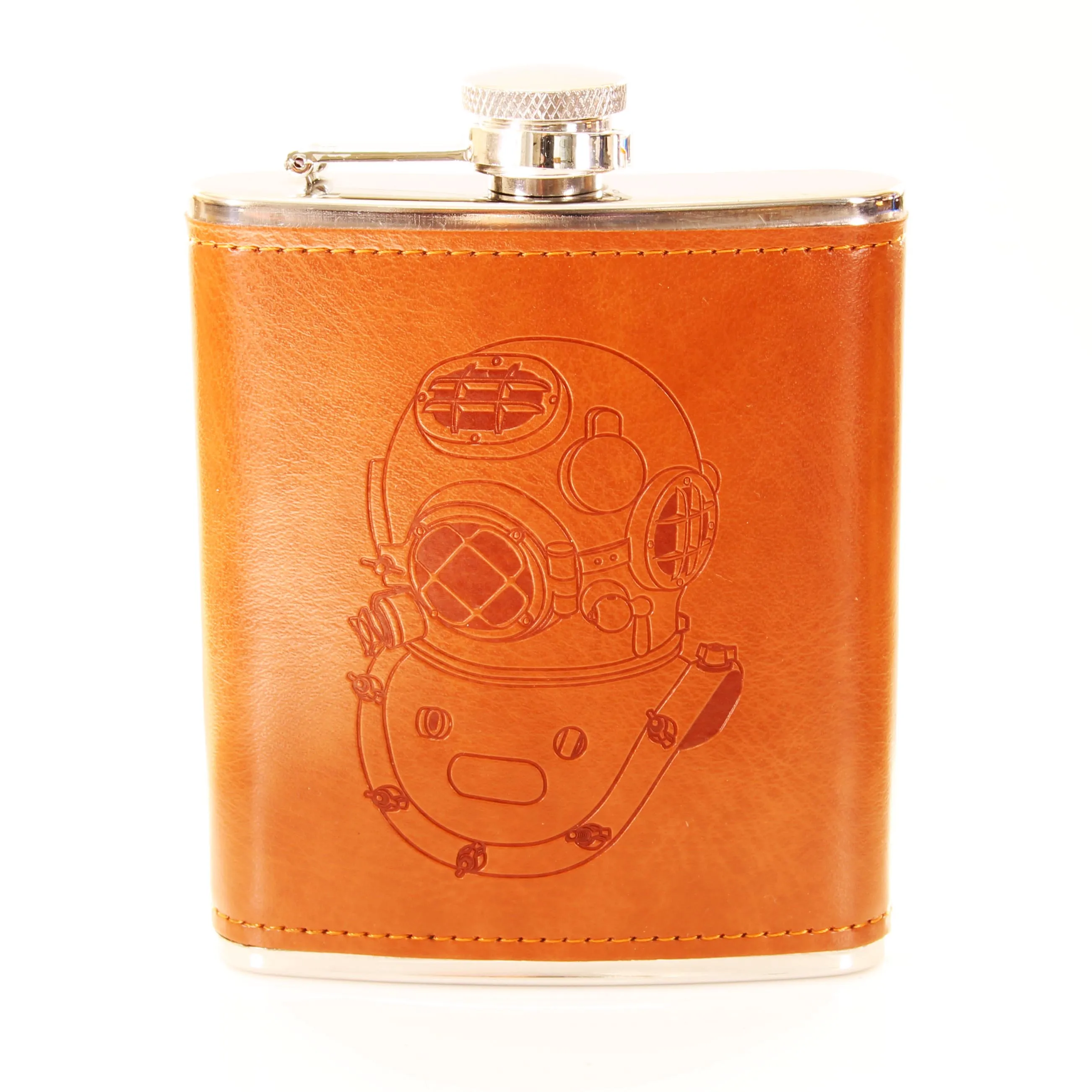 Diving Helmet (MkV) Hip Flask Luxury Gift Set