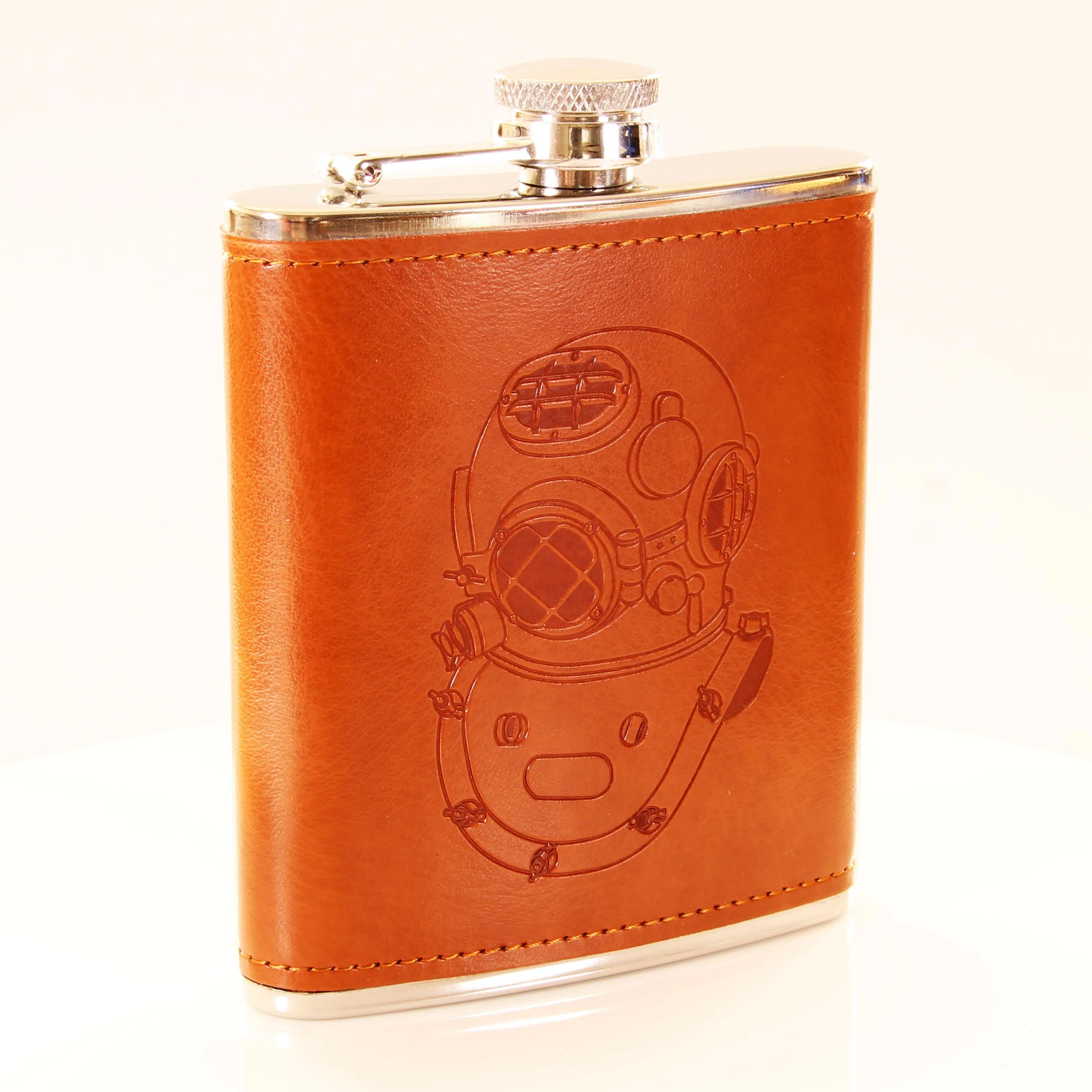 Diving Helmet (MkV) Hip Flask Luxury Gift Set