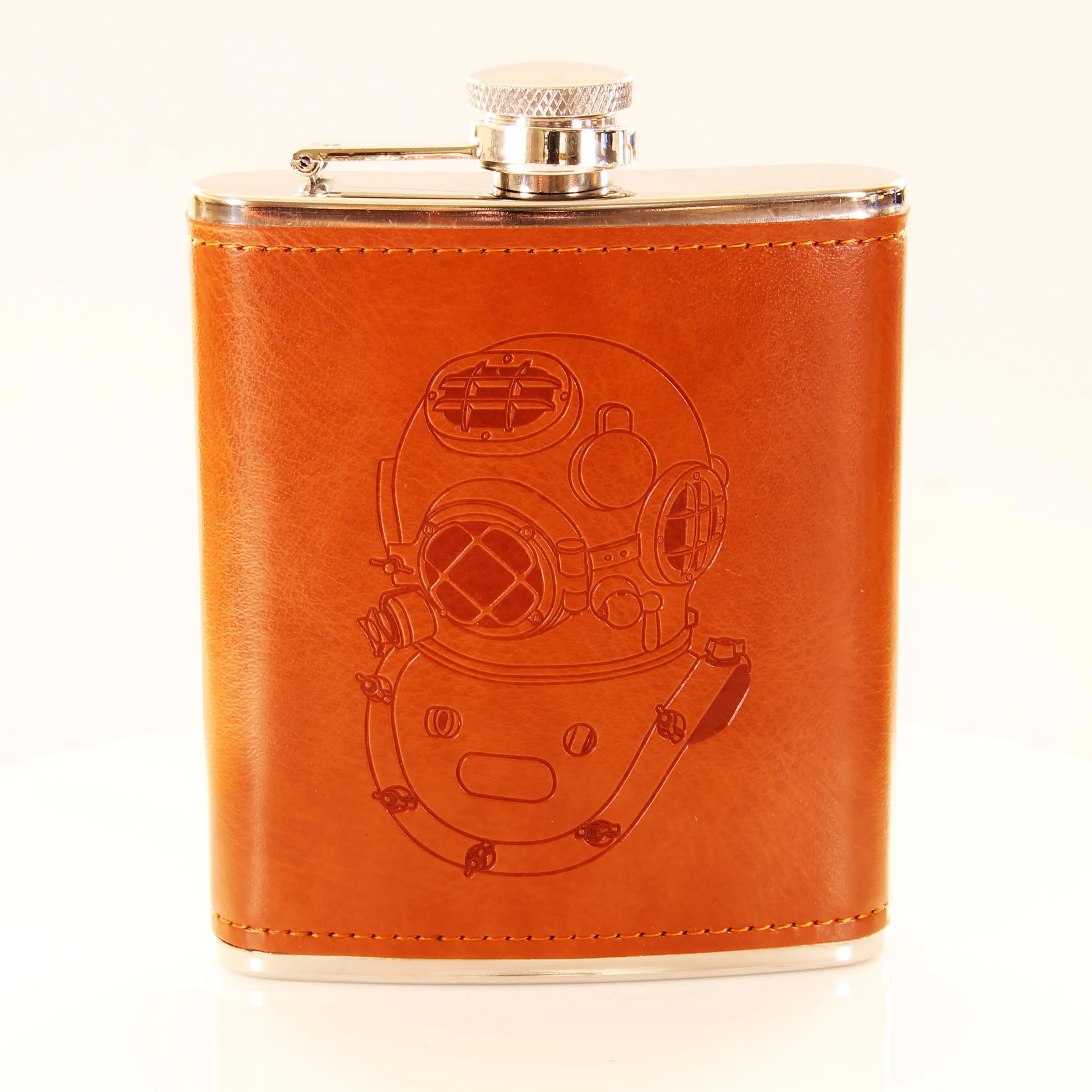 Diving Helmet (MkV) Hip Flask Luxury Gift Set