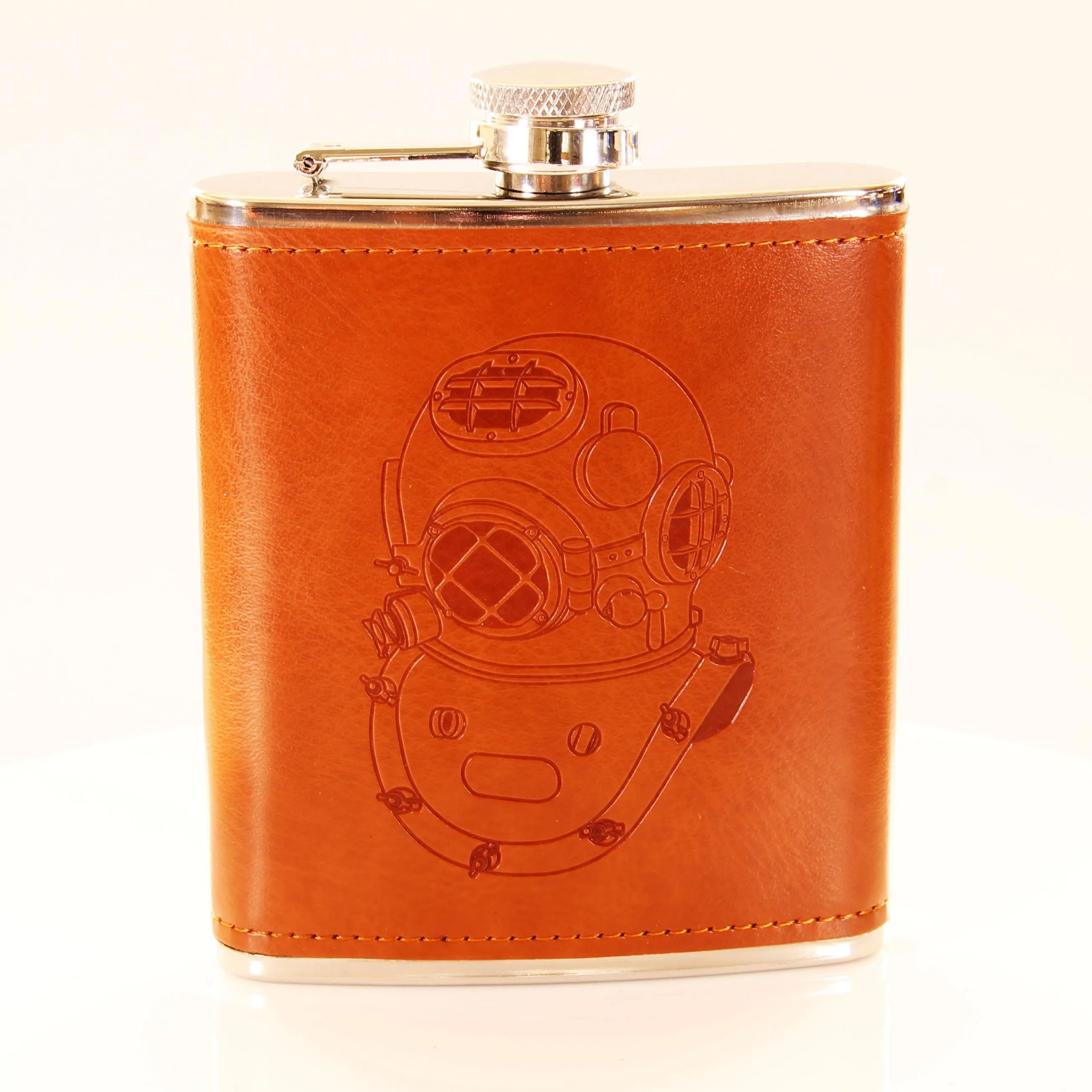 Diving Helmet (MkV) Hip Flask Luxury Gift Set