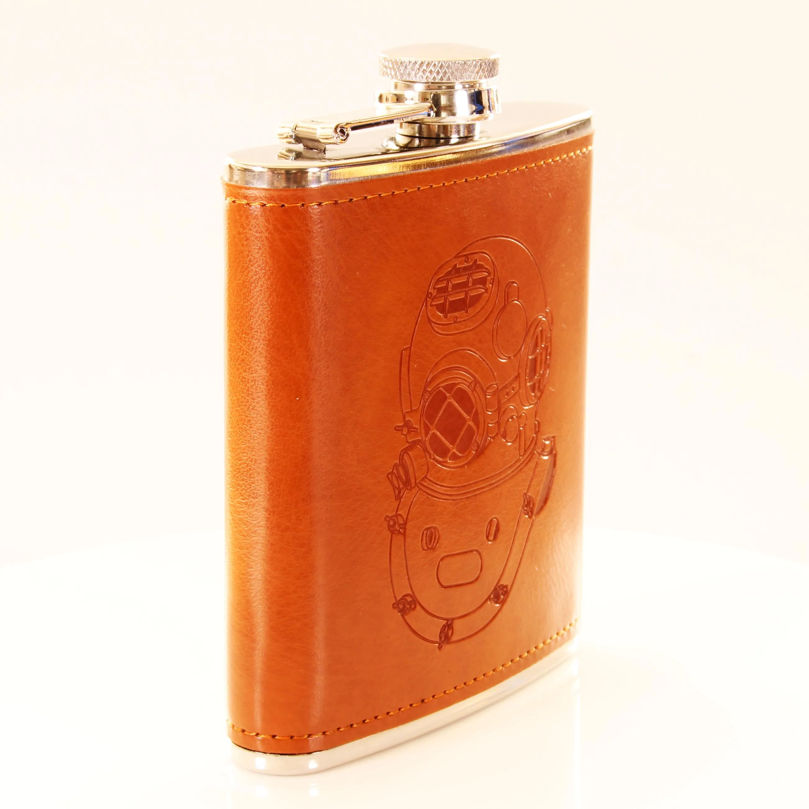 Diving Helmet (MkV) Hip Flask Luxury Gift Set