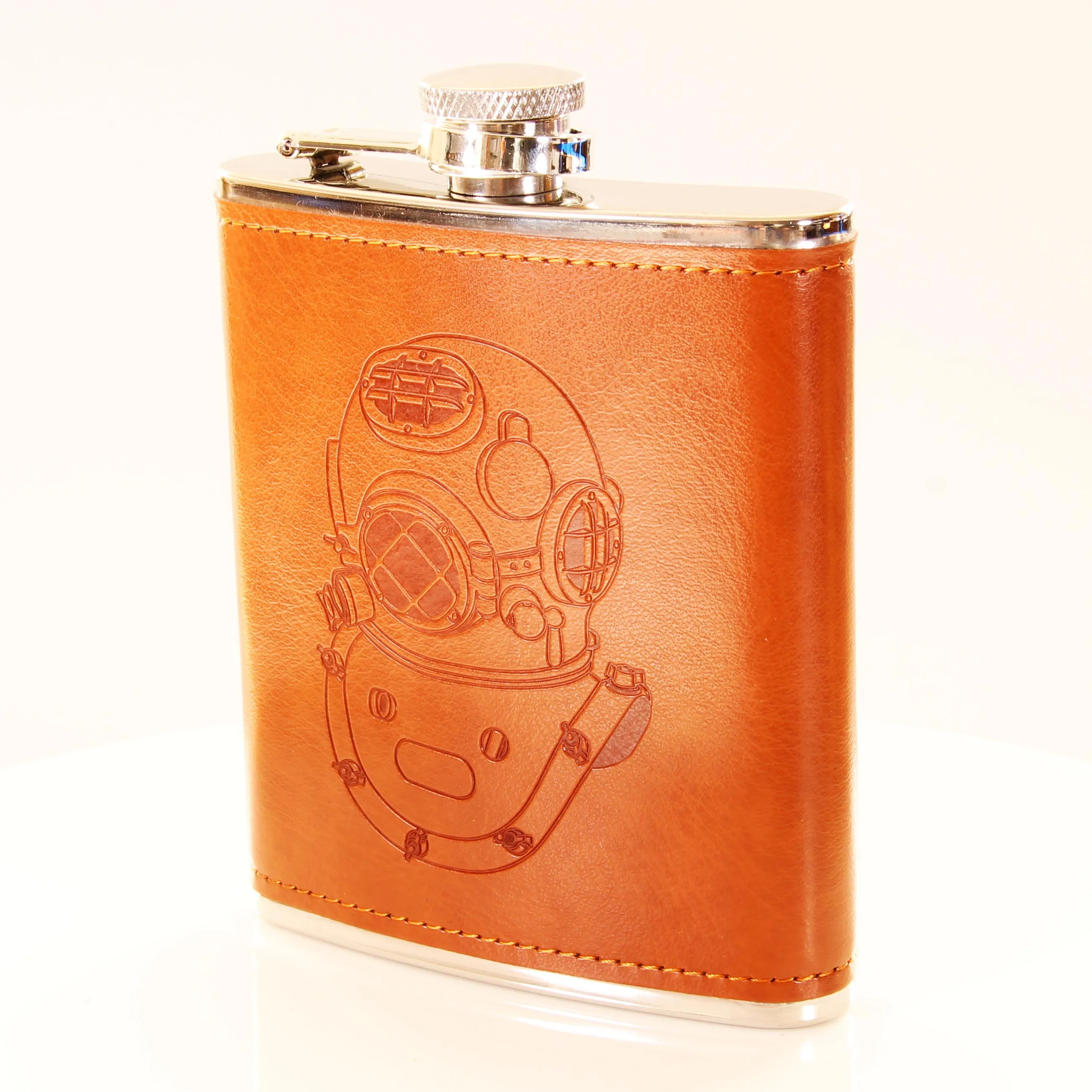 Diving Helmet (MkV) Hip Flask Luxury Gift Set