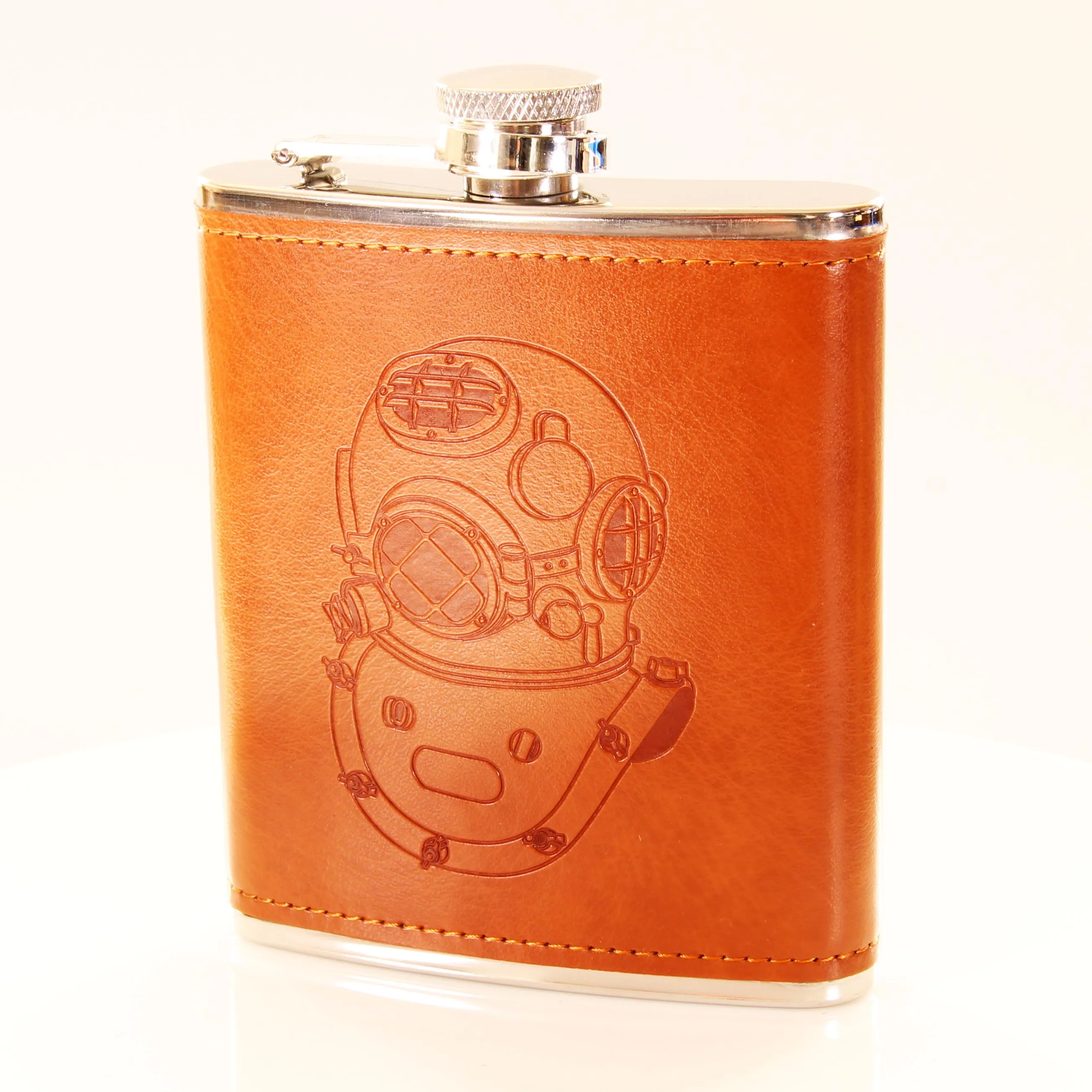 Diving Helmet (MkV) Hip Flask Luxury Gift Set