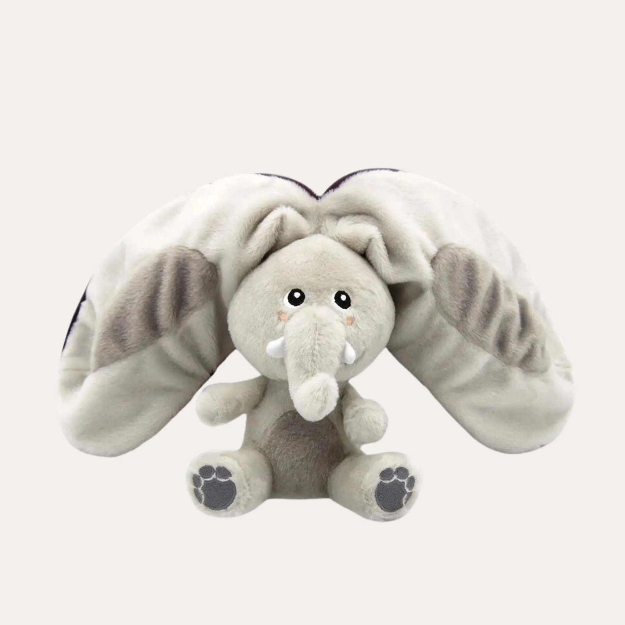 Elephant Eggplant 2 in 1 Soft Plush Toy Velvet Flipetz