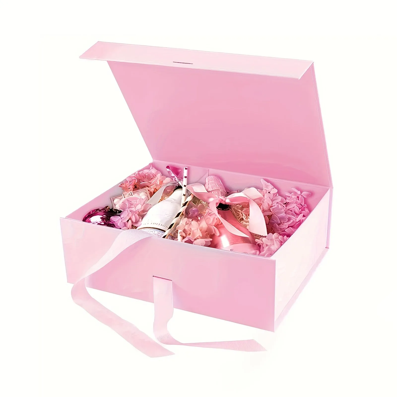 Foldable Groom Box with Ribbon for Wedding Gifts