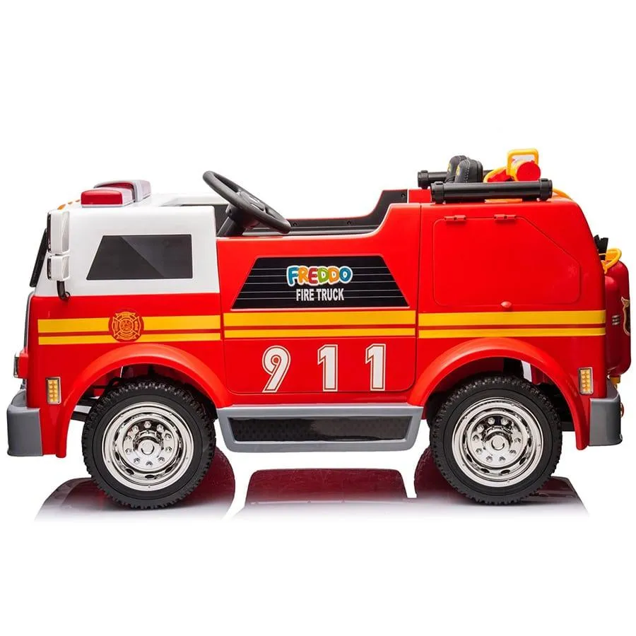 Freddo Toys 24V Freddo Fire Truck 2-Seater Ride on