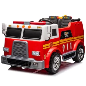 Freddo Toys 24V Freddo Fire Truck 2-Seater Ride on